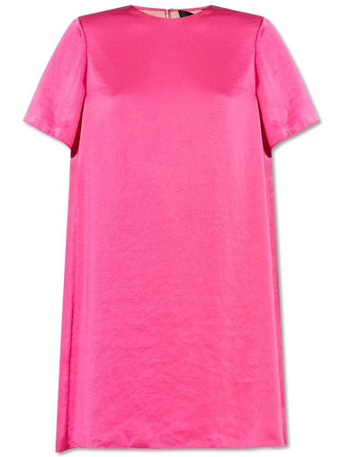 Theory Satin Dress, Women's, Pink - THEORY - BALAAN 1