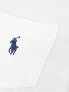 Pony Embroidered Logo Pocket Short Sleeve T-Shirt White - POLO RALPH LAUREN - BALAAN 5