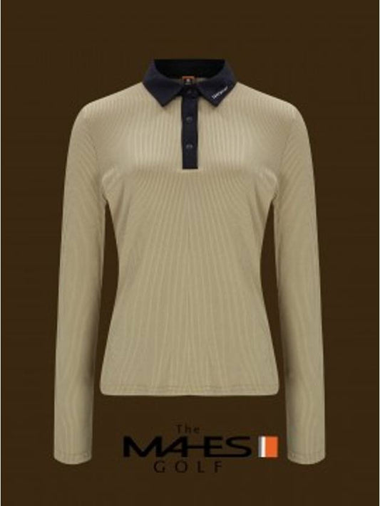 Long Sleeve T-Shirt Essential Gold Edition Signature Collar T-Shirt GT60561 - MAHES - BALAAN 1