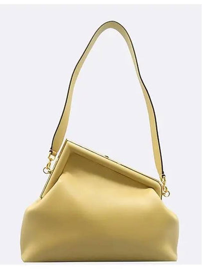 8BP127 Beige color leather gold plated F decoration first medium bag - FENDI - BALAAN 2