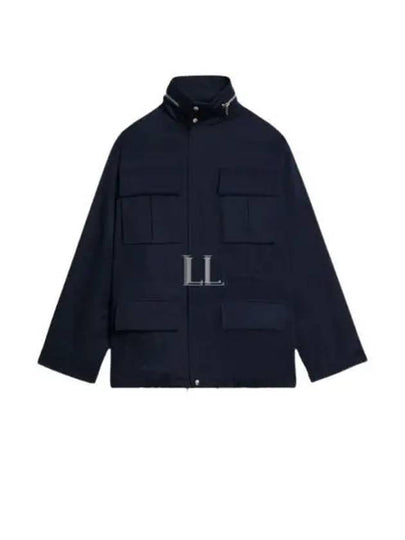 Pocket Patch Jacket Nautic Blue - AMI - BALAAN 2