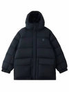 Puffer Bold Fox Head Patch Nylon Hood Padding Black - MAISON KITSUNE - BALAAN 2