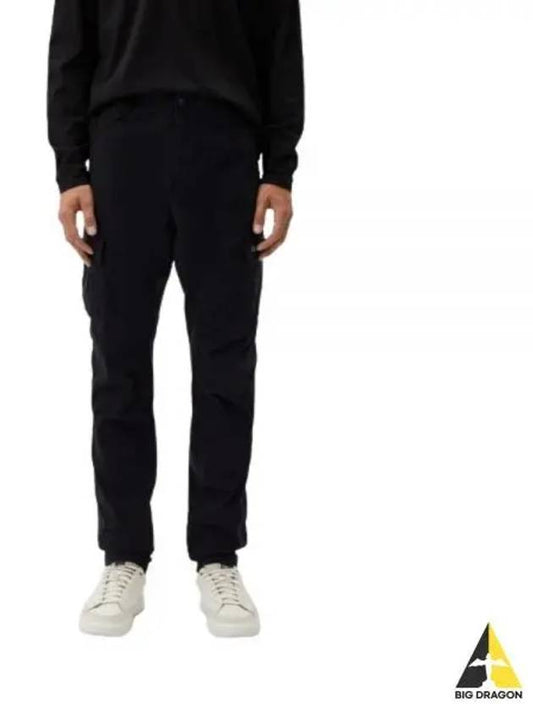 Stretch Satin Cargo Straight Pants Black - CP COMPANY - BALAAN 2