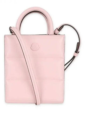 Women s DOUDOUNE Leather Mini Tote Bag Pink 6A00001 M3492 50F 271167 1063264 - MONCLER - BALAAN 1