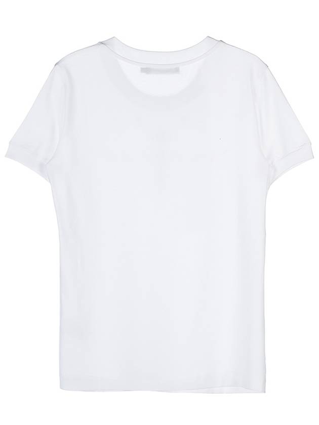 Logo Jersey Short Sleeve T-shirt White - DOLCE&GABBANA - BALAAN 3