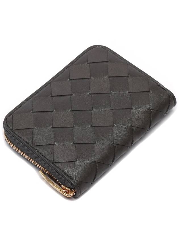 Intrecciato Zipped Coin Wallet Dark Green - BOTTEGA VENETA - BALAAN 6