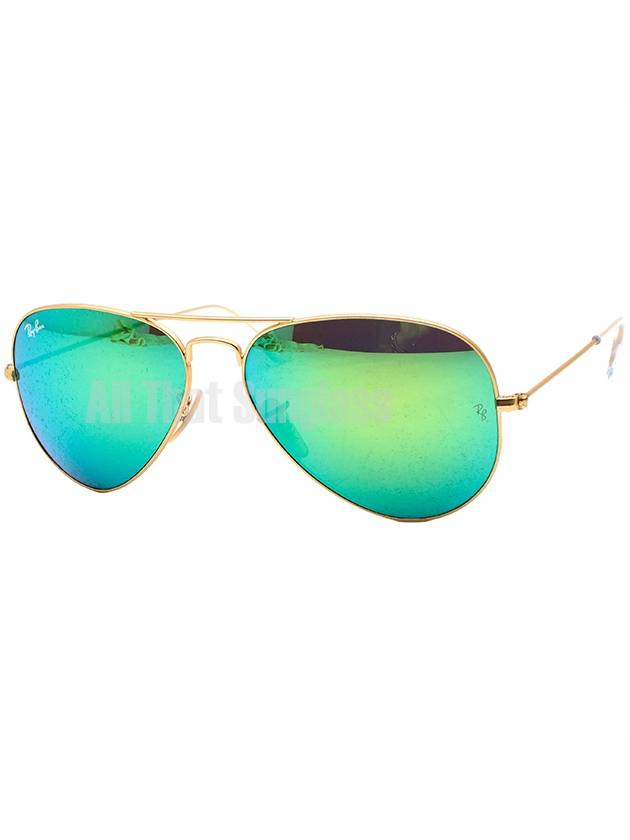 RayBan Sunglasses RB3025 112 19 Green Mirror - RAY-BAN - BALAAN 1