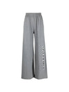 Logo Cotton Wide Pants Grey - MAISON MARGIELA - BALAAN 1