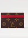 Card Wallet Double Holder Monogram Sari Red M12840 - LOUIS VUITTON - BALAAN 1