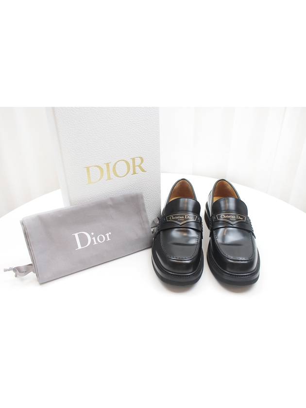 Boy Loafer Black Brushed Size 37 5 KDB759ACA S900 - DIOR - BALAAN 7