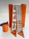 Les Voitures Nouvelles Twilly Scarf Beige - HERMES - BALAAN 2