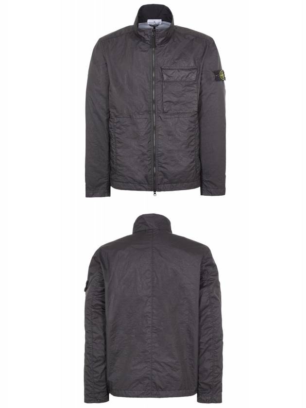 Men's Waffen Patch Membrana 3L TC Nylon Jacket Black - STONE ISLAND - BALAAN 5