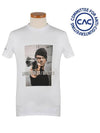 Men's Claudius Gangster Short Sleeve T-Shirt White - NEIL BARRETT - BALAAN 3