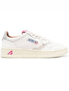 Women's Medalist Leather Low-Top Sneakers White - AUTRY - BALAAN 2