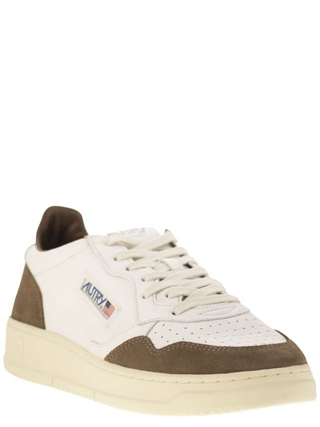 MEDALIST LOW - Sneakers in goatskin and suede - AUTRY - BALAAN 2