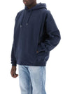 Le Typo Classic Fit Cotton Hoodie Navy - JACQUEMUS - BALAAN 5