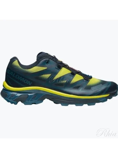 XT 6 Skyline Low Top Sneakers Carbon Sunny Lime - SALOMON - BALAAN 2