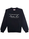 Logo Print Crew Neck Sweatshirt Black - MARTINE ROSE - BALAAN 2