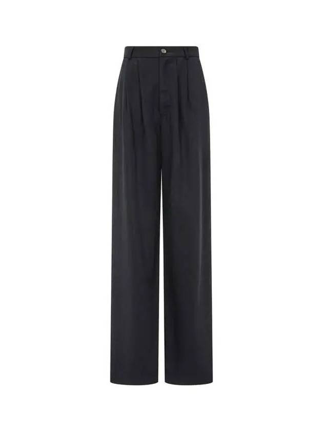 Two tuck wide twill pants black 270774 - REFORMATION - BALAAN 1