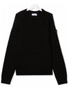 Kids Women s Wappen Crew Neck Knit 7516511D3 V0029 - STONE ISLAND - BALAAN 2