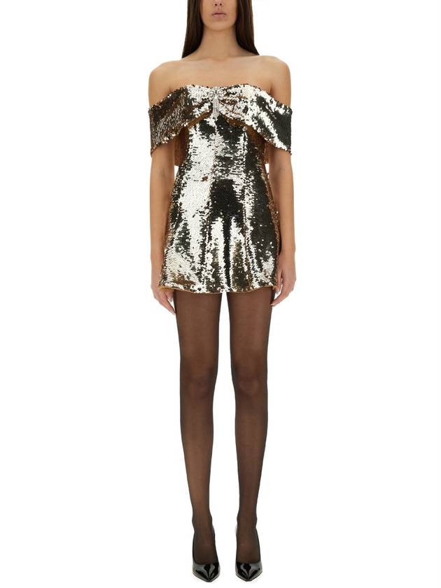 MINI DRESS WITH SEQUINS - SELF PORTRAIT - BALAAN 1