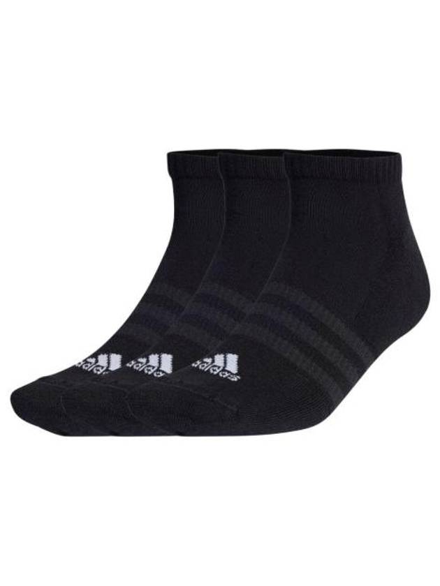 Cushion Low Cut Socks 3 Pack Black - ADIDAS - BALAAN 2