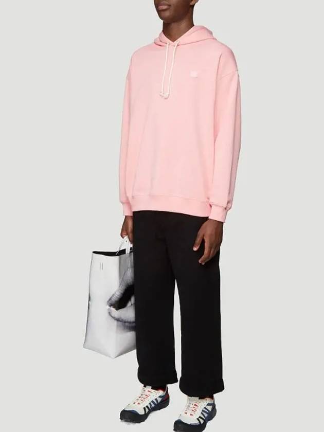 Face Patch Hoodie Pale Pink - ACNE STUDIOS - BALAAN 3