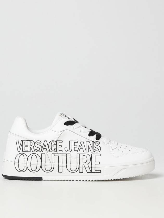 Versace Jeans Couture sneakers in leather - VERSACE - BALAAN 1