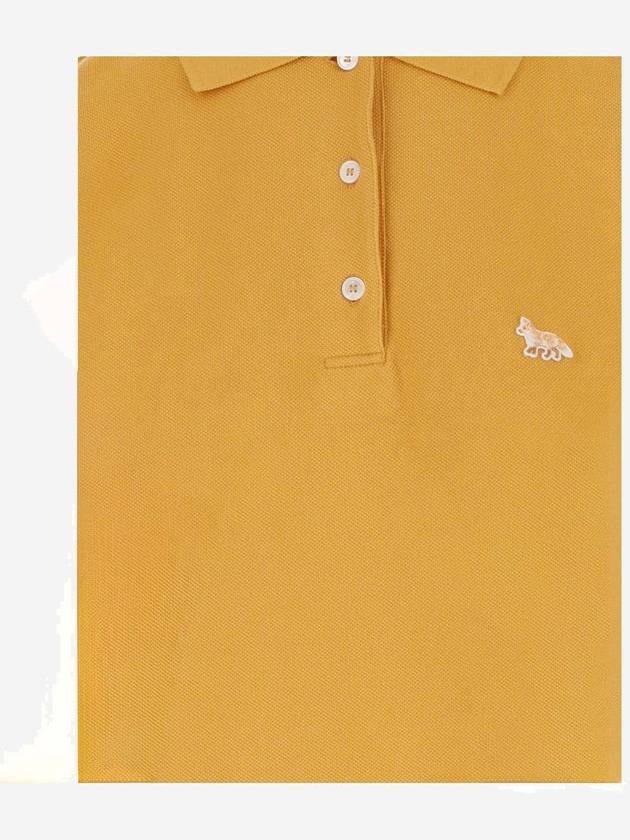 Baby Fox Patch Regular Polo Shirt Orange - MAISON KITSUNE - BALAAN 4