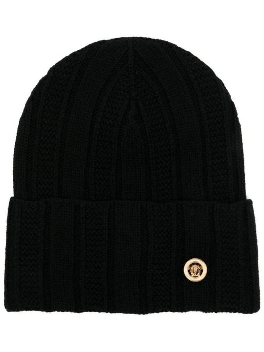 Medusa chunky knit beanie 10141741A09351 - VERSACE - BALAAN 1