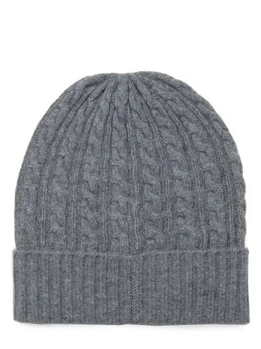 Melange Gray Neutro Cashmere Beanie 008 - MAX MARA - BALAAN 2