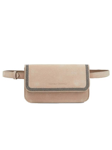 Suede belt bag MBDLD2497 C5859 - BRUNELLO CUCINELLI - BALAAN 1