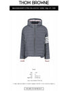 Poly Twill Down Filled 4-Bar Ski Padding Grey - THOM BROWNE - BALAAN 3