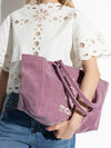 Yanky Zipper Eco Bag Tote Plum - ISABEL MARANT - BALAAN 5