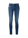 Women's 2018 Slandy Low Super Skinny Jeans Medium Blue - DIESEL - BALAAN 2