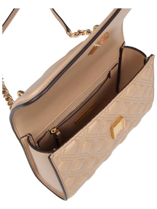 Small Fleming Convertible Shoulder Bag Desert Dune - TORY BURCH - BALAAN 5