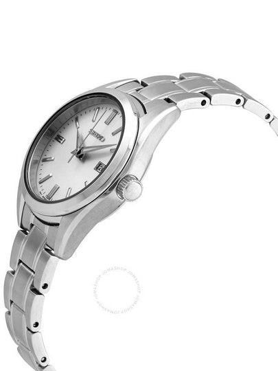 Seiko Essentials Quartz Silver Dial Ladies Watch SUR633 - SEIKO - BALAAN 2