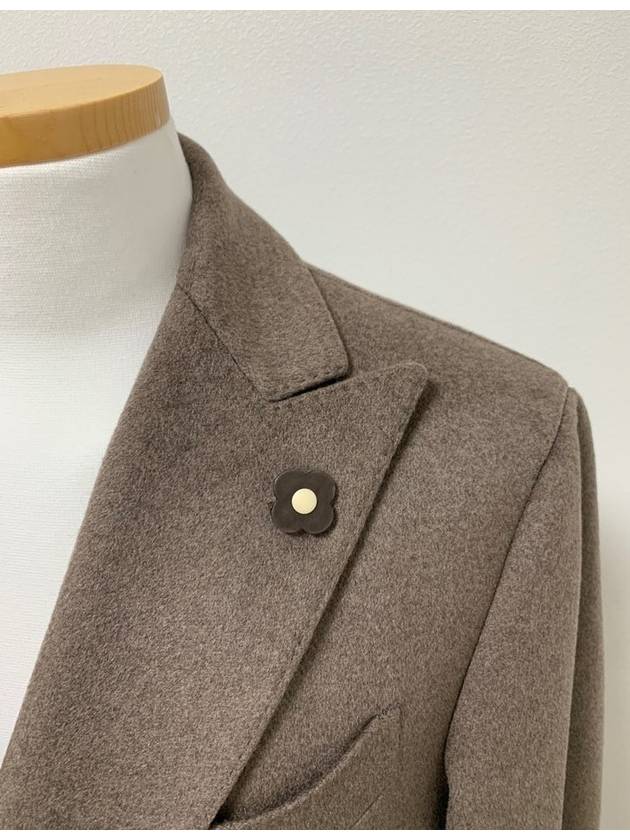 Peaked single cashmere coat 48 - RVR LARDINI - BALAAN 7