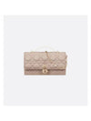 Cannage Lambskin Mini Bag Beige - DIOR - BALAAN 1