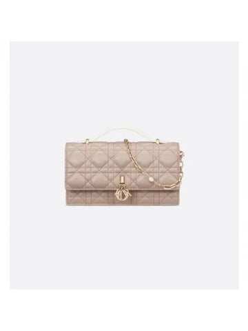 Cannage Lambskin Mini Bag Beige - DIOR - BALAAN 1