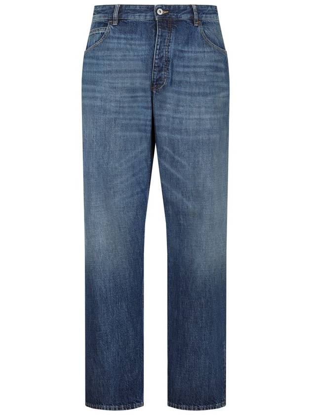 Straight Fit Denim Jeans Blue - BOTTEGA VENETA - BALAAN 2