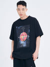 Salon de Key Unisex Vision City X Large Fit Short Sleeve T-Shirt Black SDKIIISD240514HT008 - SALONDEKII SDLABEL - BALAAN 6