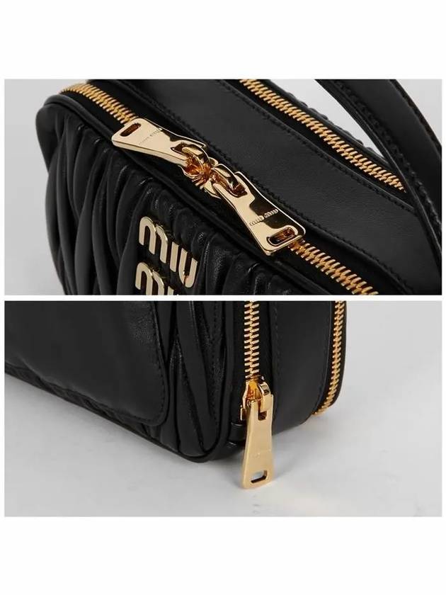 Matelasse Nappa Leather Shoulder Bag Black - MIU MIU - BALAAN 6