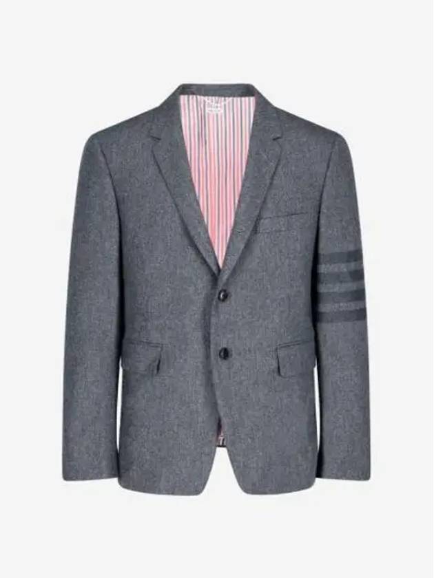 Striped Jacket Med Grey - THOM BROWNE - BALAAN 2