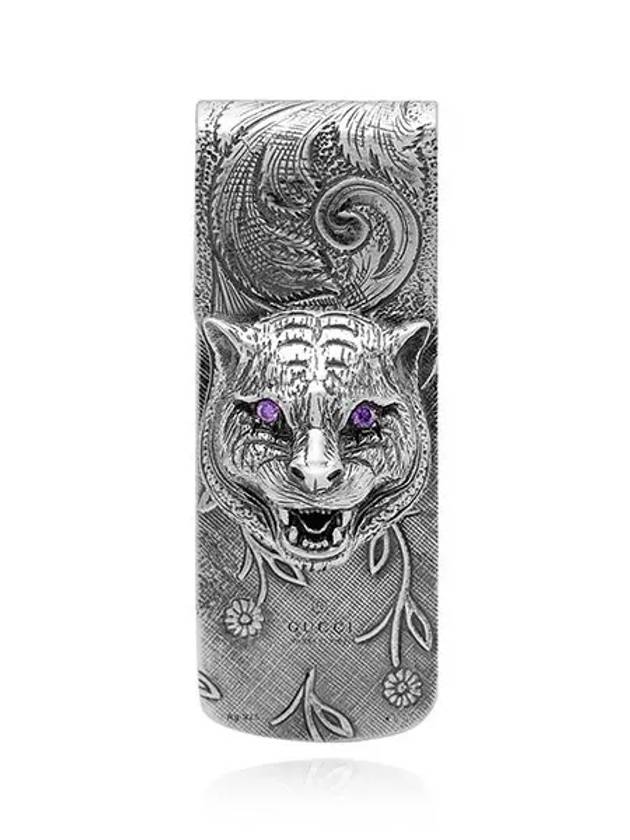 Money Clip YBF523412001 Garden Feline Head - GUCCI - BALAAN 1