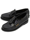 Monogram Penny Leather Loafer Black - SAINT LAURENT - BALAAN 2