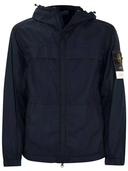 Garment Dyed Crinkle Reps R-Nylon Jacket Navy - STONE ISLAND - BALAAN 2