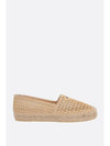 N26 flat shoes logo embroidered synthetic raffia espadrilles - PRADA - BALAAN 1