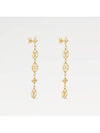 LV Lace Earrings Gold - LOUIS VUITTON - BALAAN 3