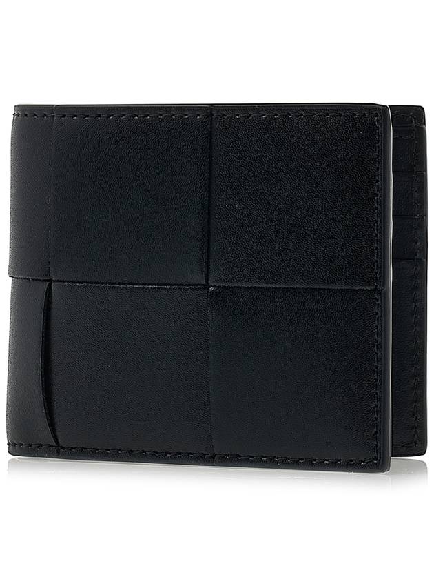 Intrecciato Half Wallet Black - BOTTEGA VENETA - BALAAN 2